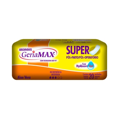 Absorvente geriatrico geriamax c/20 super