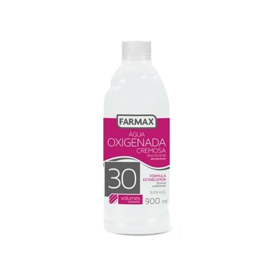 Agua oxigenada farmax 30v 900ml, farmax
