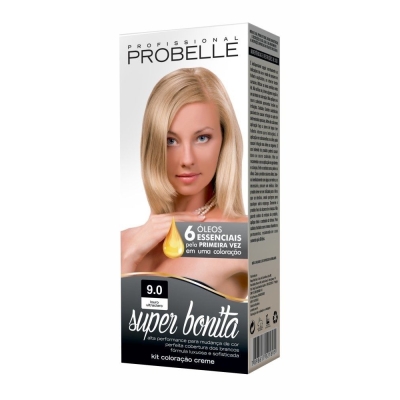 Kit coloracao super bonita 9.0 louro ultraclaro