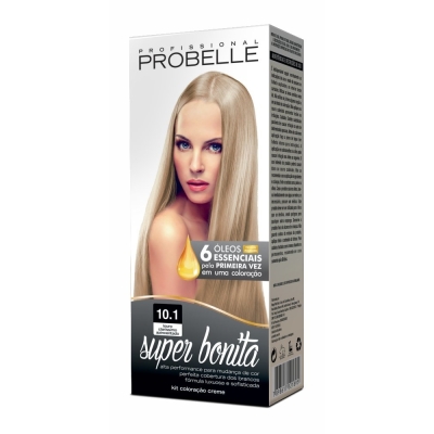 Kit coloracao super bonita 10.1 louro clarissimo acinzentado