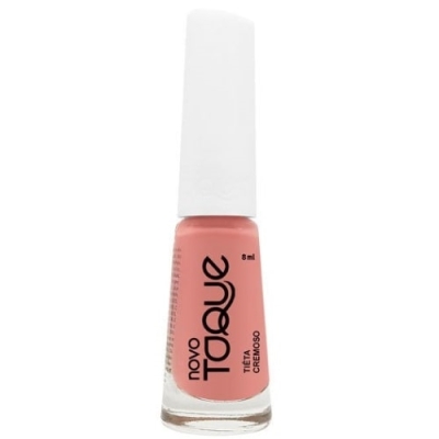 Esmalte novo toque 8ml tieta cremoso , novo toque tieta cremoso 9ml