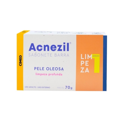 Acnezil sabonete 70g pele oleosa