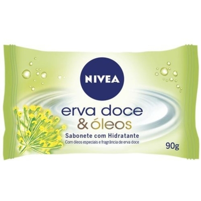 Sabonete nivea 85g erva doce e oleos, erva doce