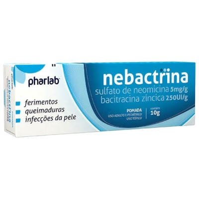 Nebactrina (neomicina+bacitr.) 10g, 10g bisn