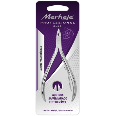 Alicate merheje pro inox c01, merheje profissional inox c/ 1 unid