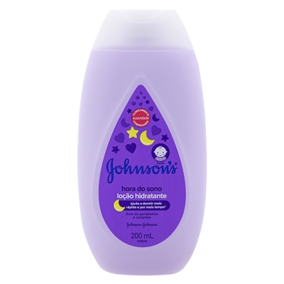 Loçao hidratante johnsons baby 200ml hora do sono, hora do sono