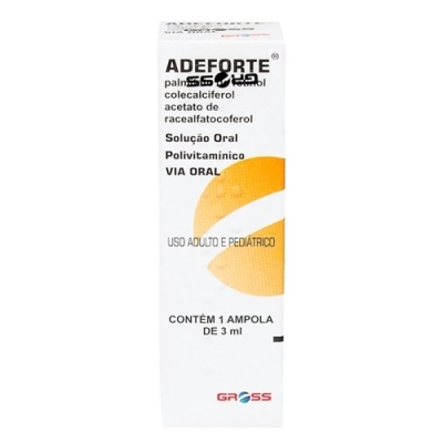 Adeforte 1 ampola de 3ml, 1 ampola de 3ml