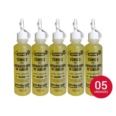 Tonico gota dourada fortalecimento 100ml, fortalecimento alho 