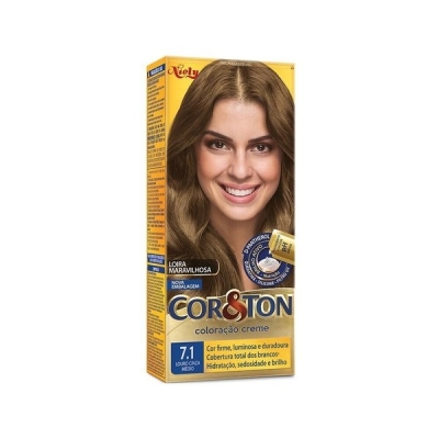  Tintura Cor E Ton - Os Tipos Tom 7.1 - LOURO CINZA MEDIO