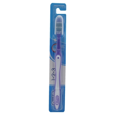 Escova dental oral b 1.2.3, 1.2.3